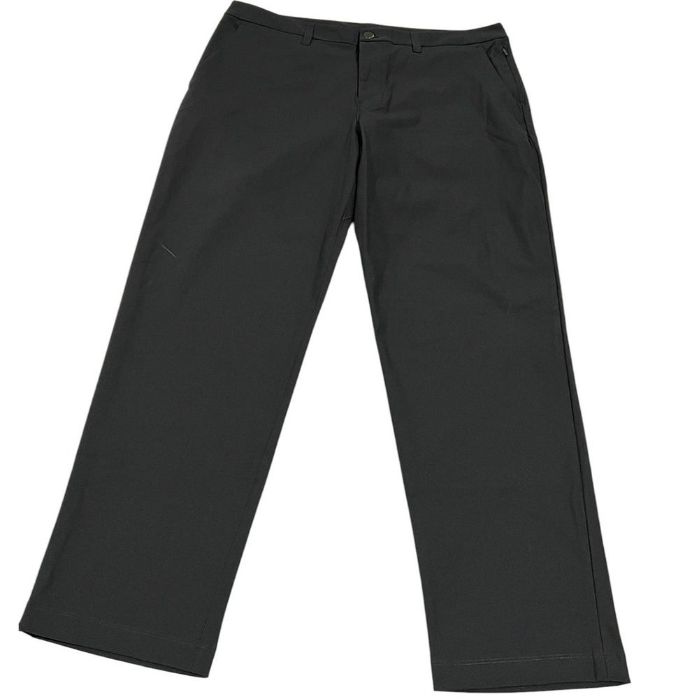Lululemon Commission Classic Pant Men's 36 Black Stretch Chino